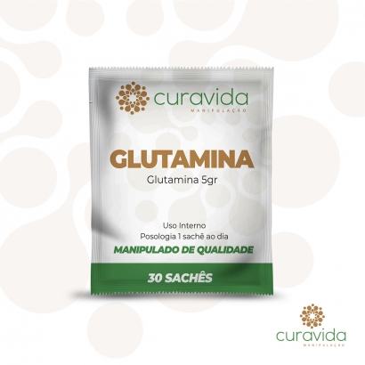 Glutamina 5gr - Sachês