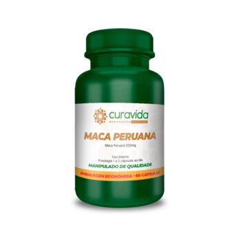 Maca Peruana 500mg 60 Cápsulas