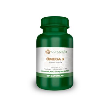 Ômega 3 1g – Óleo de Peixe (60 cápsulas)