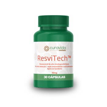 ResviTech™ 50mg – Resveratrol de Alta Biodisponibilidade